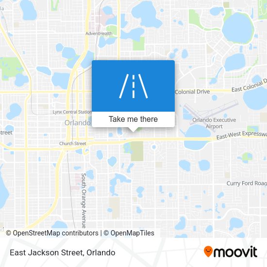 East Jackson Street map