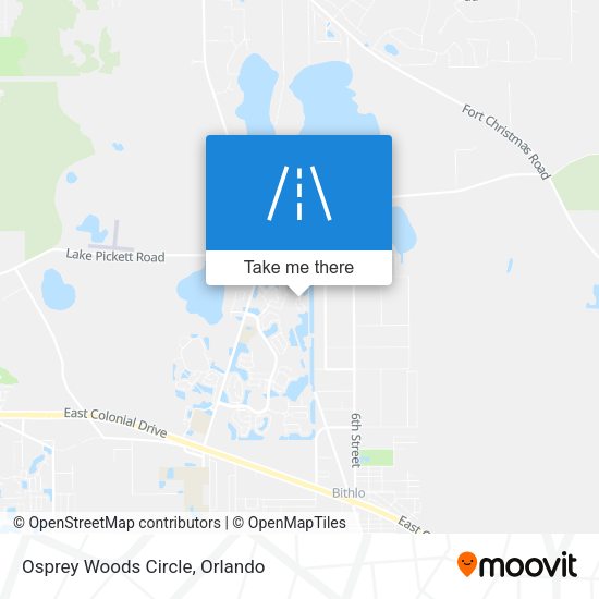 Osprey Woods Circle map