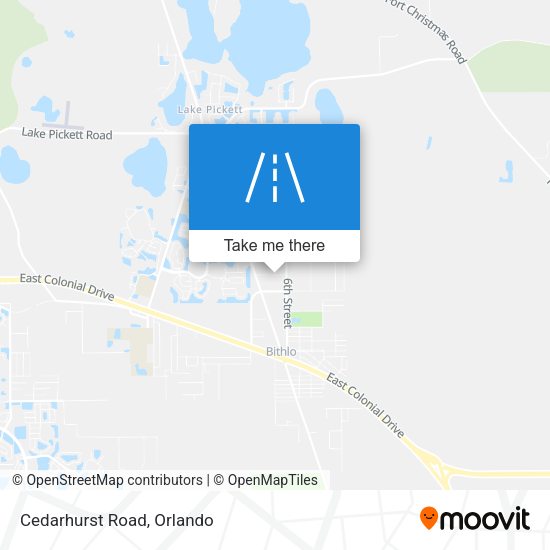 Mapa de Cedarhurst Road