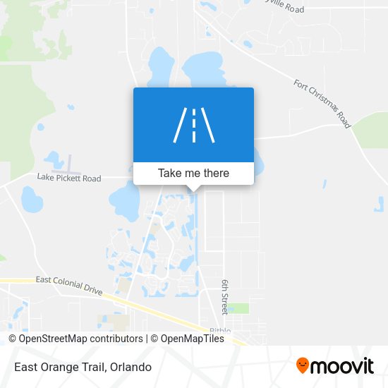 Mapa de East Orange Trail