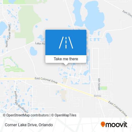 Mapa de Corner Lake Drive