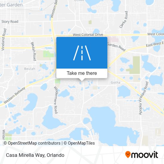 Mapa de Casa Mirella Way