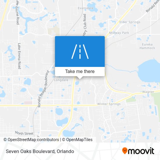 Mapa de Seven Oaks Boulevard