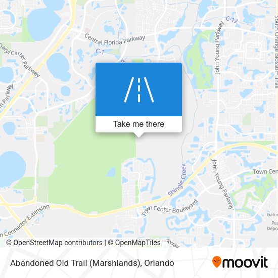 Mapa de Abandoned Old Trail (Marshlands)