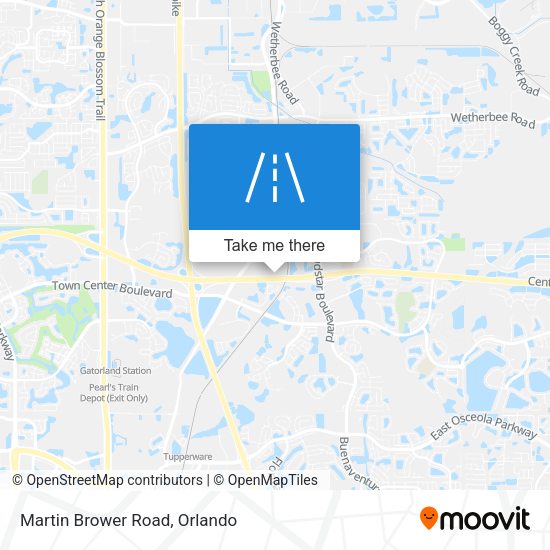 Mapa de Martin Brower Road