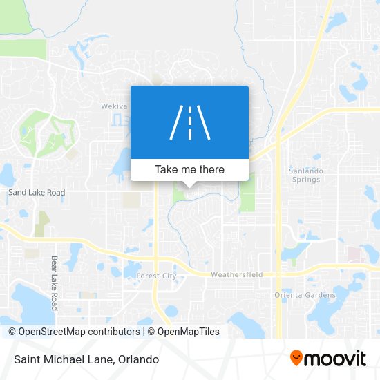 Saint Michael Lane map