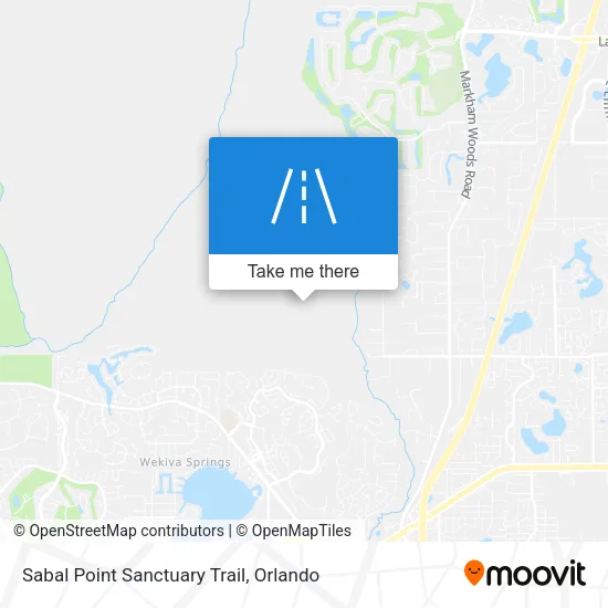 Sabal Point Sanctuary Trail map