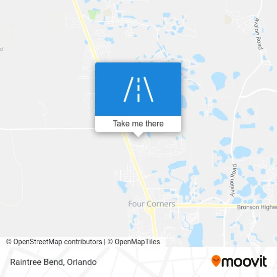 Raintree Bend map