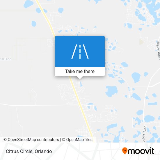 Mapa de Citrus Circle