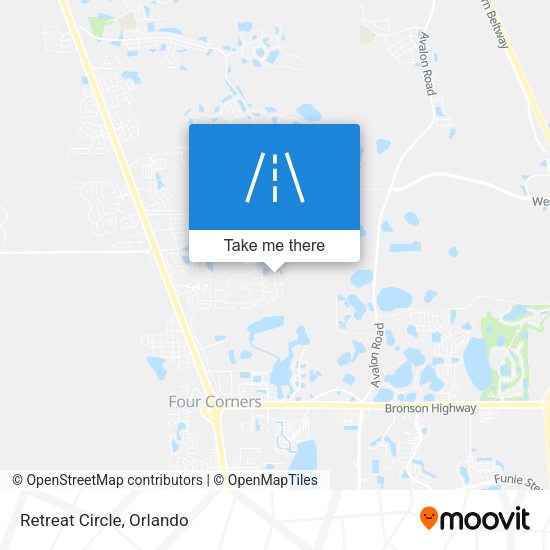 Mapa de Retreat Circle