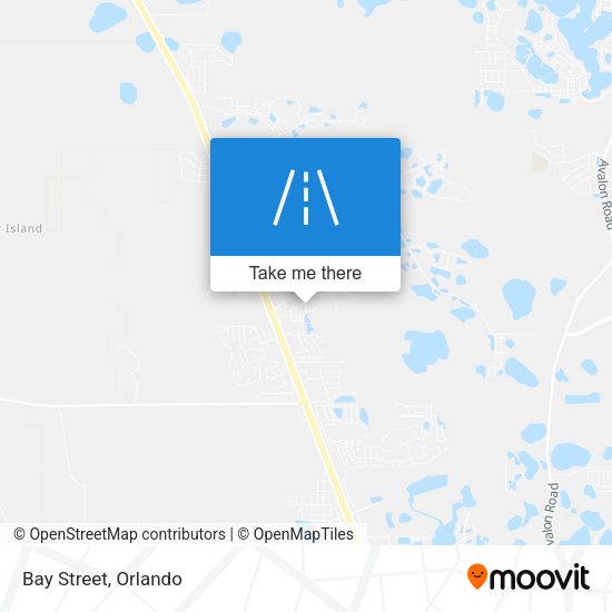 Mapa de Bay Street
