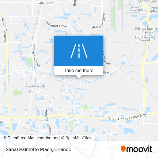 Mapa de Sabal Palmetto Place