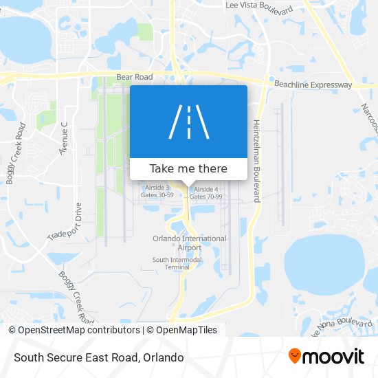 South Secure East Road map