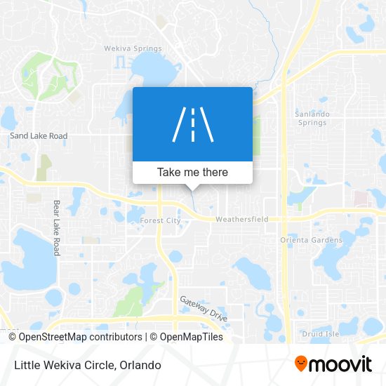 Mapa de Little Wekiva Circle