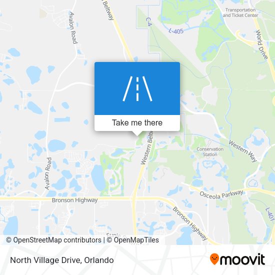 North Village Drive map
