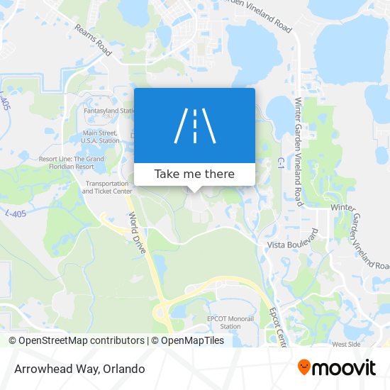 Arrowhead Way map