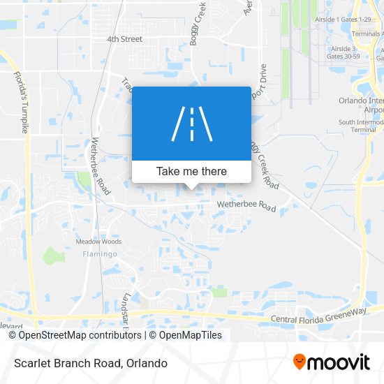 Scarlet Branch Road map