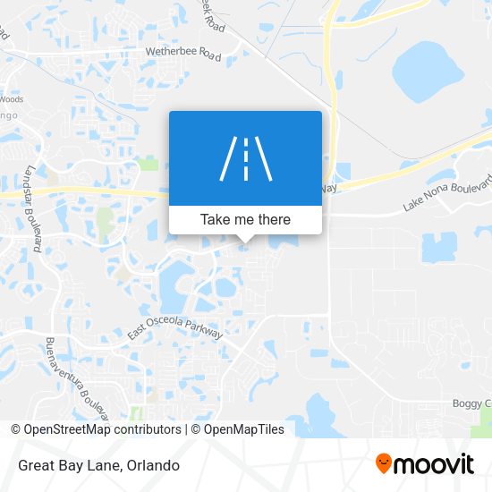 Mapa de Great Bay Lane