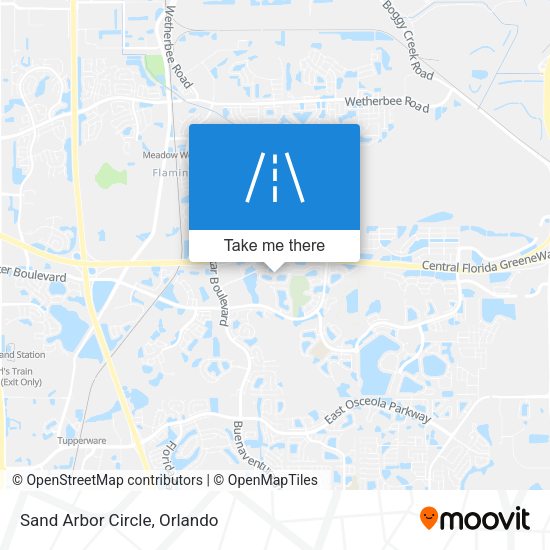 Mapa de Sand Arbor Circle