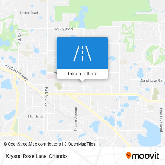 Mapa de Krystal Rose Lane