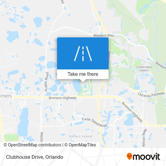 Clubhouse Drive map