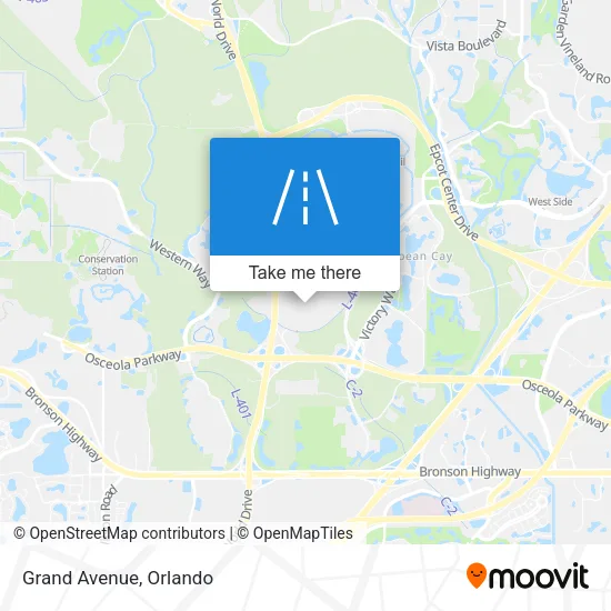 Grand Avenue map