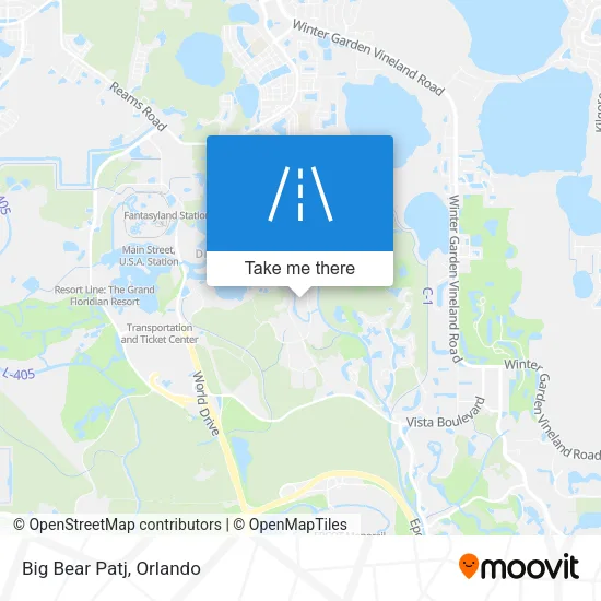 Big Bear Patj map