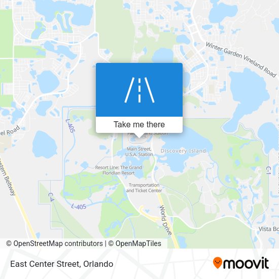 East Center Street map
