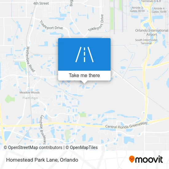 Mapa de Homestead Park Lane