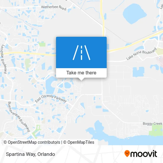 Spartina Way map