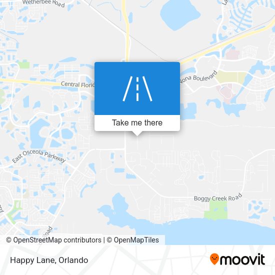 Mapa de Happy Lane