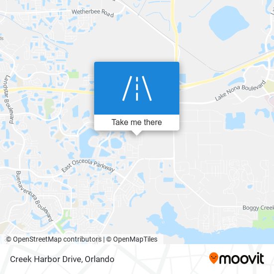 Creek Harbor Drive map