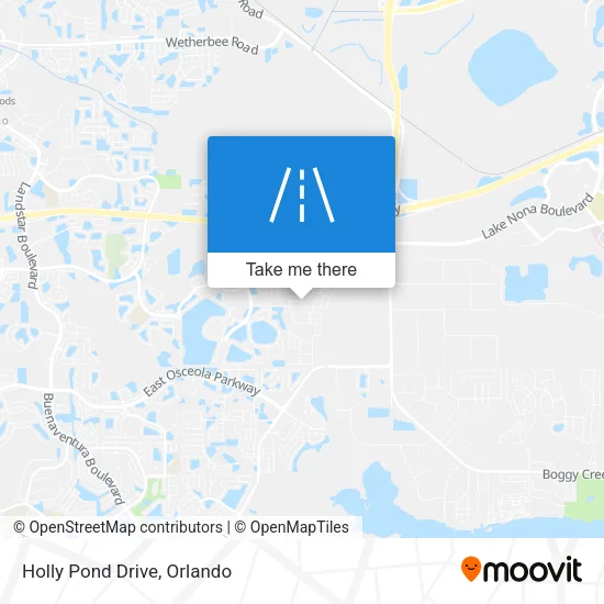 Holly Pond Drive map