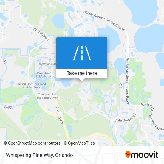 Mapa de Whispering Pine Way