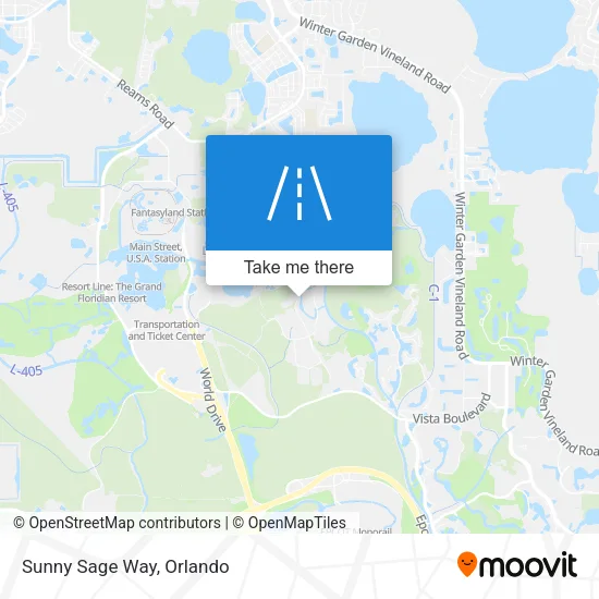 Sunny Sage Way map