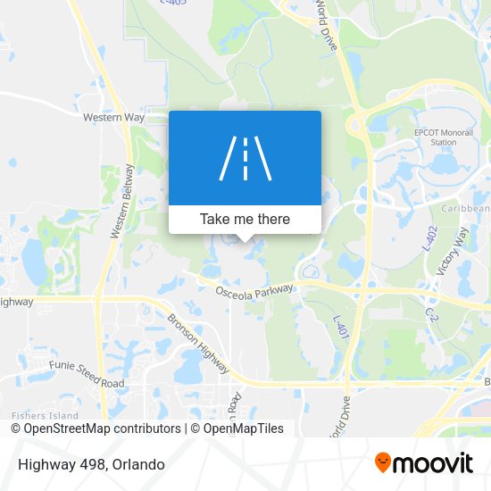 Mapa de Highway 498