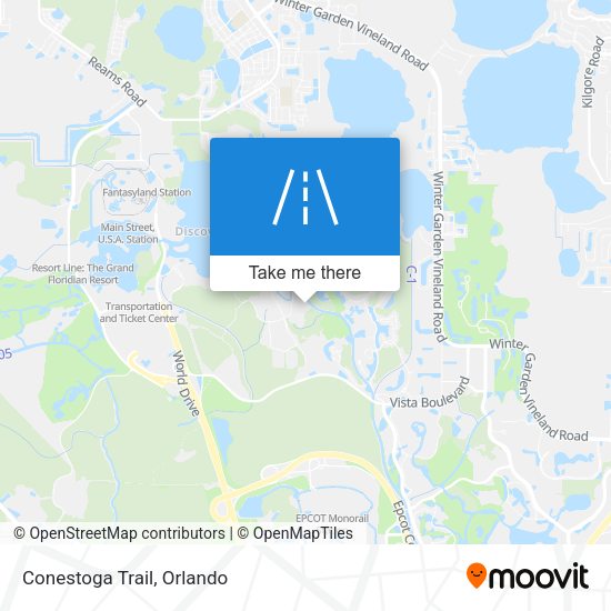 Mapa de Conestoga Trail