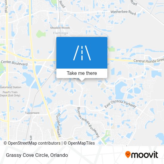 Grassy Cove Circle map