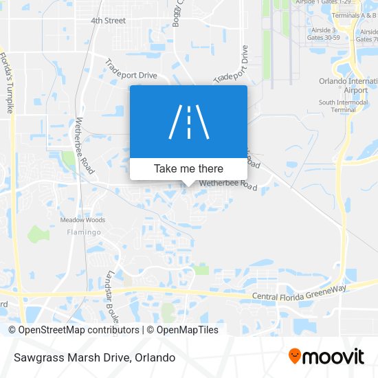 Sawgrass Marsh Drive map