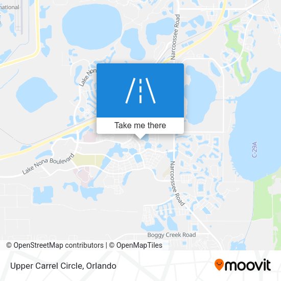 Mapa de Upper Carrel Circle