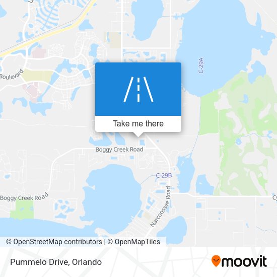 Mapa de Pummelo Drive