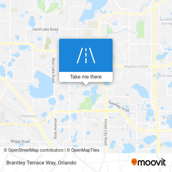 Brantley Terrace Way map