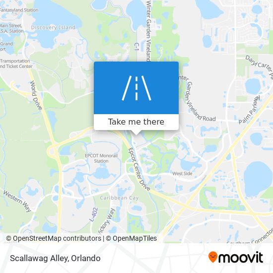 Mapa de Scallawag Alley