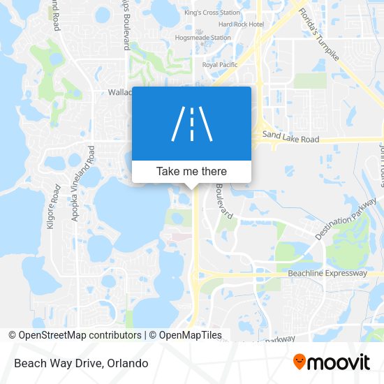 Mapa de Beach Way Drive
