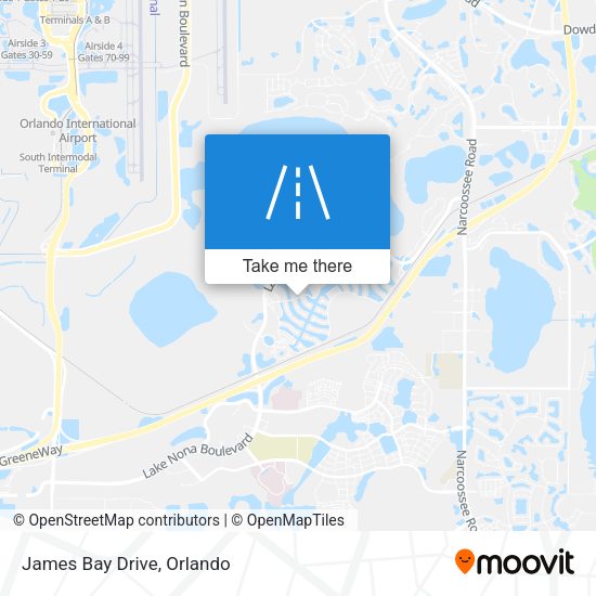 Mapa de James Bay Drive