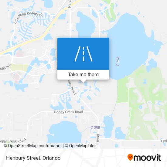 Henbury Street map