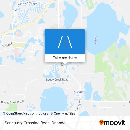 Sanctuary Crossing Road map