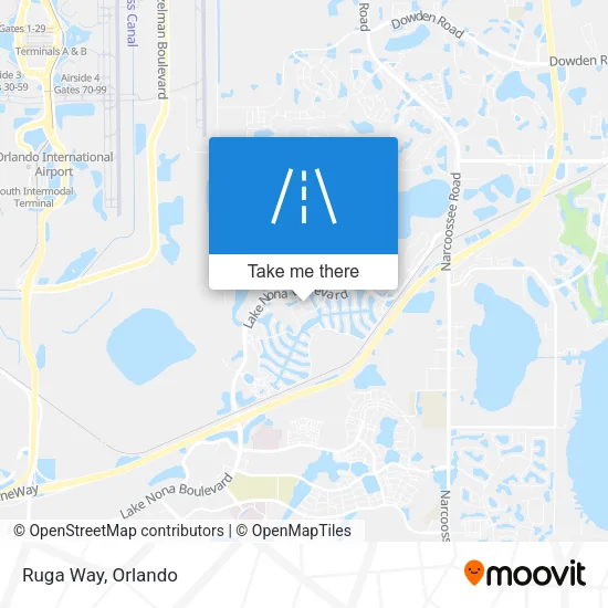 Ruga Way map