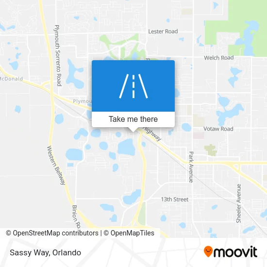 Sassy Way map