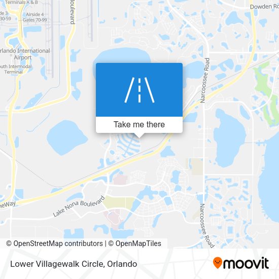 Lower Villagewalk Circle map